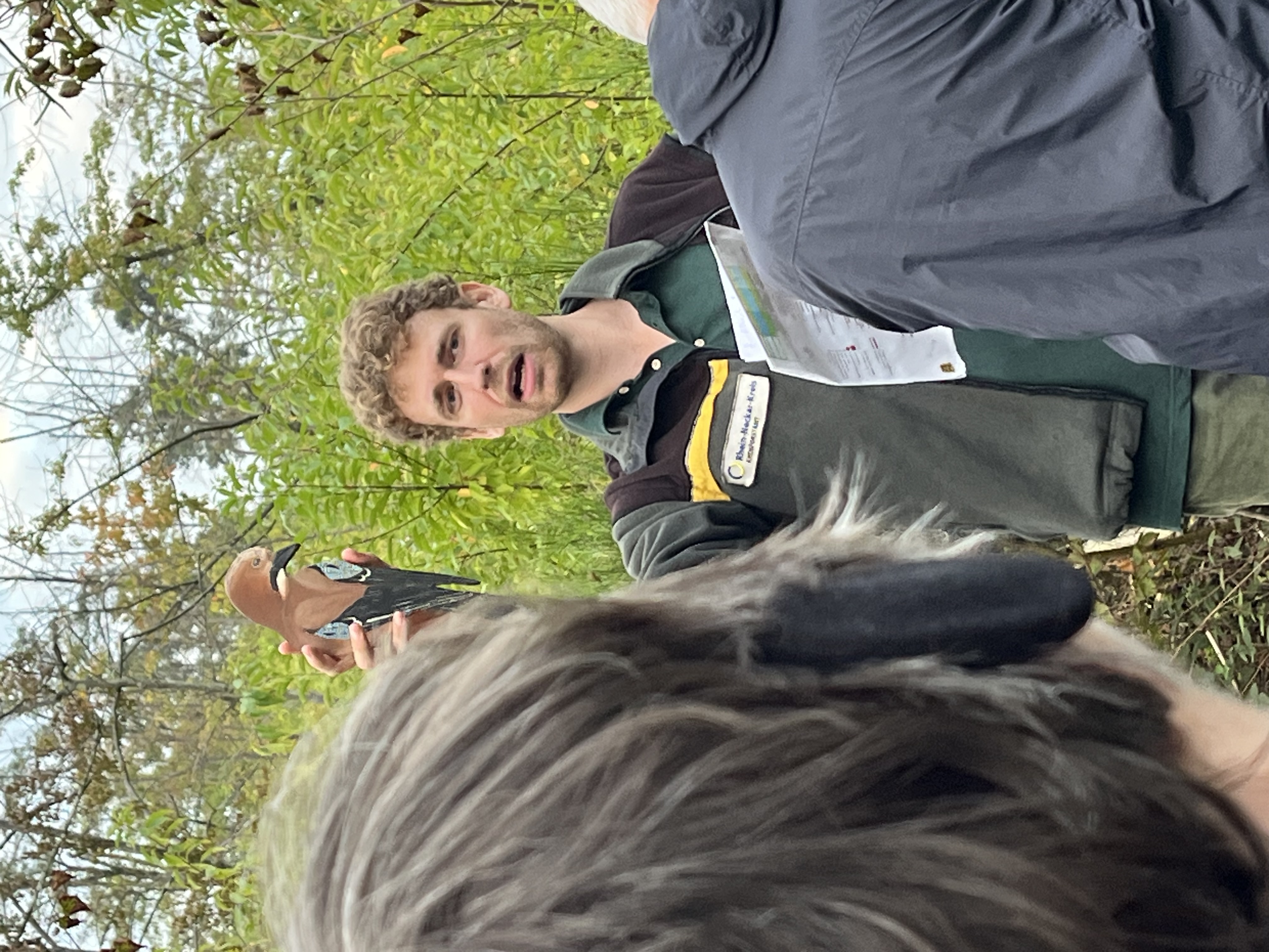 Waldbegehung in Sandhausen